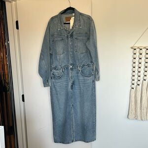 NWT Levi denim shirt dress